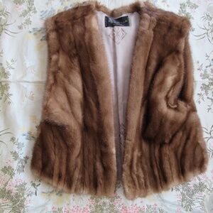 Vintage Custom Made Mink Vest